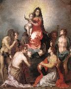 Andrea del Sarto Madonna in Glory and Saints oil painting reproduction